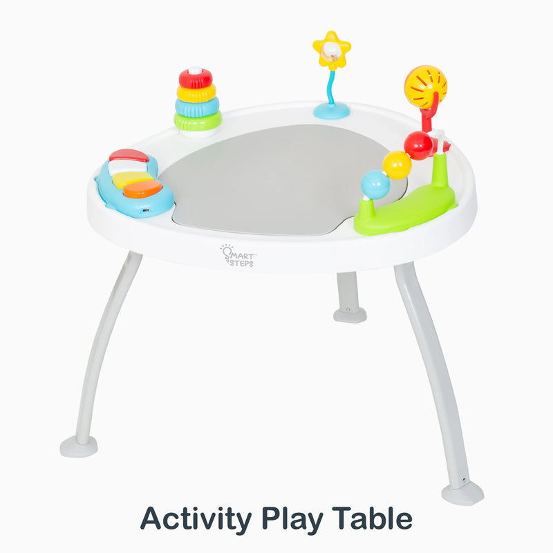 Activity play table mode from the Smart Steps By Baby Trend Bounce N’ Play 3-in-1 Activity Center