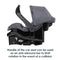 Handle rotated forward for an anti-rebound bar on the Baby Trend EZ-Lift PLUS Infant Car Seat