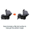 Flip foot on the base of the Baby Trend EZ-Lift PLUS Infant Car Seat