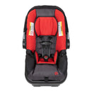 Load image into gallery viewer, View of the seat pad and 5-point seat harness on the Baby Trend EZ-Lift PLUS Infant Car Seat