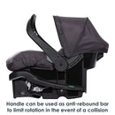 Load image into gallery viewer, Handle can be used as anti-rebound bar to limit rotation in the event of a collision on the Baby Trend EZ-Lift PLUS Infant Car Seat