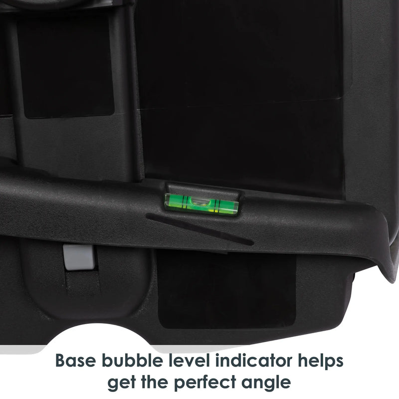 Baby Trend EZ-Lift PLUS Infant Car Seat base bubble level indicator helps get the perfect angle