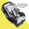 Baby Trend EZ-Lift PLUS Infant Car Seat plush seating for superior comfort for baby