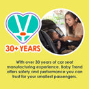 Load image into gallery viewer, Baby Trend over 30 years of car seat manufacturing experience