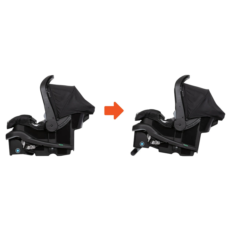 Flip foot on the base of the Baby Trend EZ-Lift PLUS Infant Car Seat