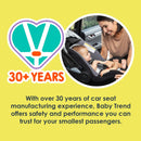 Load image into gallery viewer, Baby Trend with over 30 years of car seat manufacturing experience