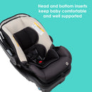 Load image into gallery viewer, Baby Trend EZ-Lift PRO Infant Car Seat head and bottom inserts keep baby comfortable and well supported