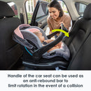 Load image into gallery viewer, Baby Trend Secure-Lift Infant Car Seat handle of the car seat can be used as an anti rebound bar