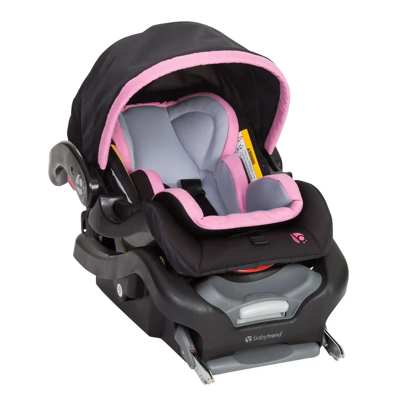 Baby Trend Secure 35 Infant Car Seat in pink fabric color