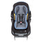 Top view of the Baby Trend Secure Snap Tech 35 Infant Car Seat with plush pad and 5-point safety harness