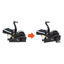 Load image into gallery viewer, Baby Trend Secure 35 Infant Car Seat with foot recline for the right angle installation