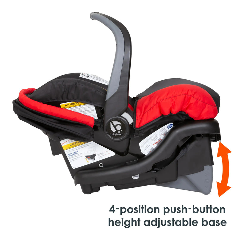 Baby Trend Ally 35 Infant Car Seat 4 position push button height adjustable base