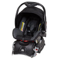 Baby Trend EZ Flex-Loc Infant Car Seat in black and neutral fashion color fabric