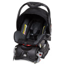 Load image into gallery viewer, Baby Trend EZ Flex-Loc Infant Car Seat in black and neutral fashion color fabric