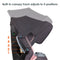 Baby Trend Cover Me 4-in-1 Convertible Car Seat canopy height adjustment