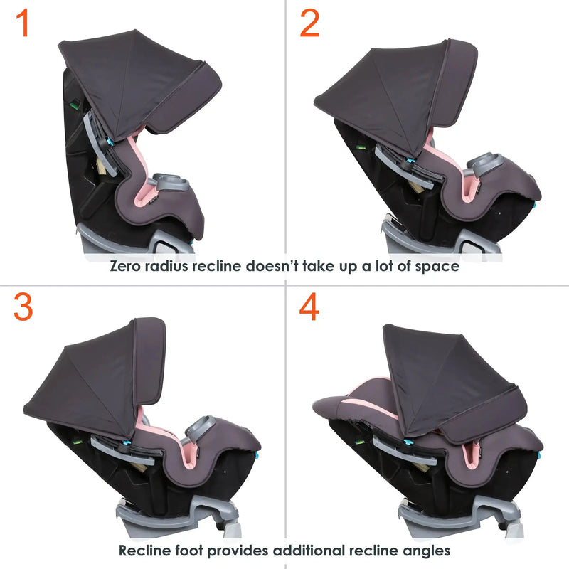 Baby Trend Cover Me 4-in-1 Convertible Car Seat seating position