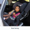 Infant sitting the Baby Trend Cover Me 4-in-1 Convertible Car Seat