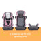 Hybrid™ SI 3-in-1 Combination Booster Car Seat with Side Impact Protection in Desert Rose (Walmart Exclusive)