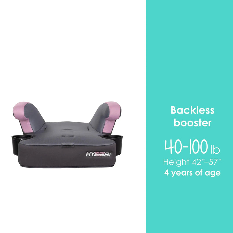 Hybrid™ SI 3-in-1 Combination Booster Car Seat with Side Impact Protection in Desert Rose (Walmart Exclusive)