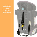 Load image into gallery viewer, Baby Trend Booster Car Seat is equipped with latch and top tether