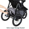 Baby Trend Expedition Race Tec Plus Jogger Stroller with extra large storage basket and rear access