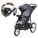 Load image into gallery viewer, Baby Trend XCEL-R8 PLUS Jogger Stroller with LED light