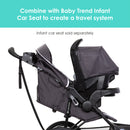 Load image into gallery viewer, Baby Trend XCEL-R8 PLUS Jogger Stroller with LED combine with Baby Trend infant car seat to create a travel system