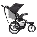 Load image into gallery viewer, Child seat recline side view of the Baby Trend Expedition Jogger Stroller