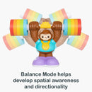 Load image into gallery viewer, Smart Steps Balance Buddy Learning Monkey helps develop spatial awareness and directionality