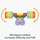 Load image into gallery viewer, Smart Steps Balance Buddy Learning Monkey 360 degree rotation increases difficulty and fun