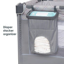 Load image into gallery viewer, Baby Trend Lullaby Nursery Suite EZ-Fold Playard diaper stacker organizer