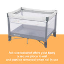 Load image into gallery viewer, Play Suite 3-in-1 Quick-Fold Playard with Baby Gym in Quartz Stone (Target Exclusive)