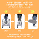 Load image into gallery viewer, Play Suite 3-in-1 Quick-Fold Playard with Baby Gym in Quartz Stone (Target Exclusive)