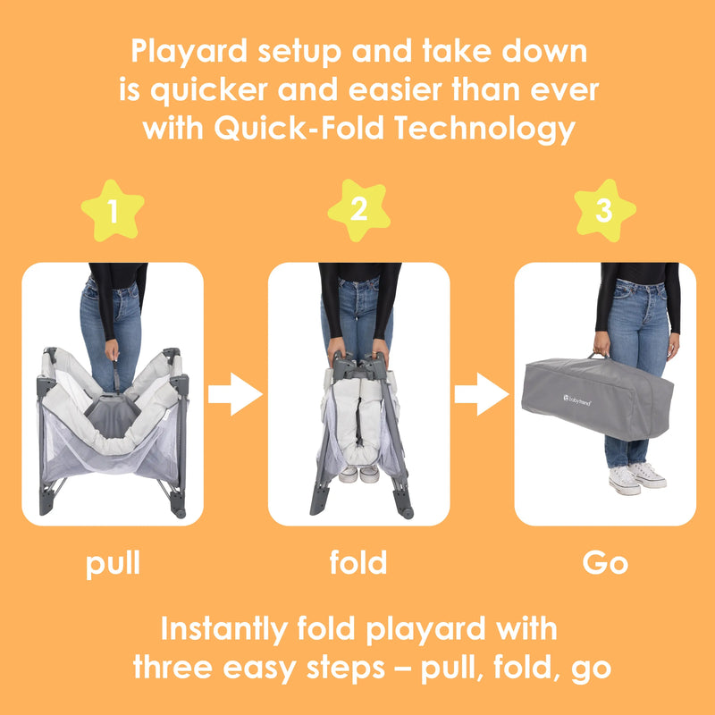 Play Suite 3-in-1 Quick-Fold Playard with Baby Gym in Quartz Stone (Target Exclusive)