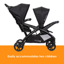 Load image into gallery viewer, Baby Trend Sit N' Stand Double 2.0 Stroller easily accommodates two children