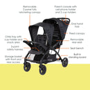 Load image into gallery viewer, Sit N' Stand® Double 2.0 Stroller in Desert Tan (Walmart Exclusive)