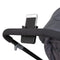 Parent cell phone holder on the Baby Trend Passport Switch Modular Stroller