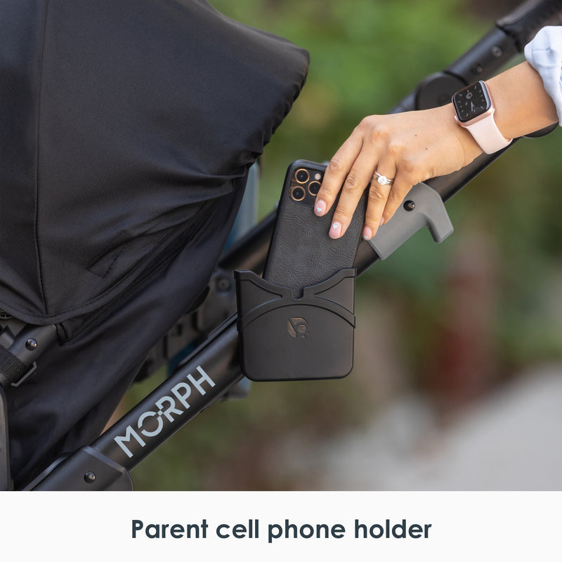 Baby Trend Morph Single to Double Modular Stroller parent cell phone holder