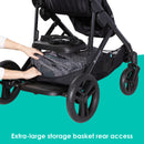 Load image into gallery viewer, Baby Trend Morph Single to Double Modular Stroller extra large storage basket rear access