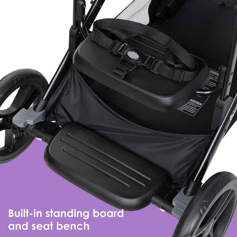 Baby Trend Morph Single to Double Modular Stroller built in standing board and seat bench