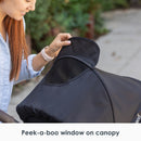 Load image into gallery viewer, Baby Trend Morph Single to Double Modular Stroller peek-a-boo window on canopy