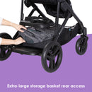 Load image into gallery viewer, Baby Trend Morph Single to Double Modular Stroller extra large storage basket rear access