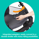 Load image into gallery viewer, Baby Trend Morph Single to Double Modular Stroller integrated adapters