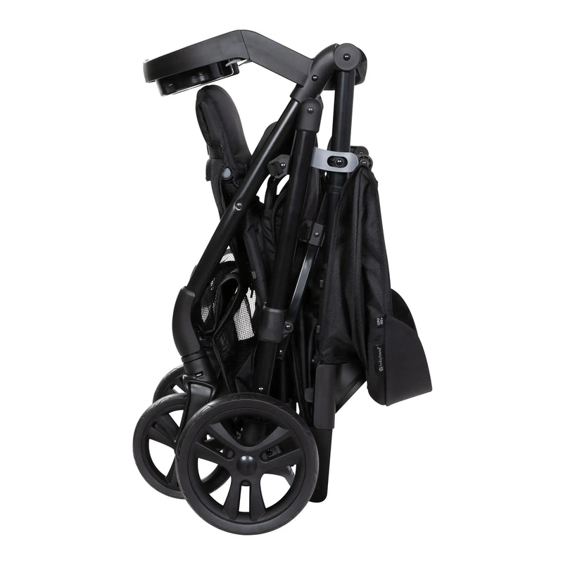 Compact fold of the Baby Trend Passport Carriage Stroller