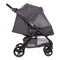 Side view with carriage mode of the Baby Trend Passport Carriage Stroller