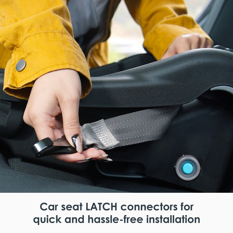 Baby Trend EZ-Lift PLUS Infant Car Seat latch connectors for quick and hassle-free installation