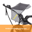 Load image into gallery viewer, Baby Trend Expedition Zero Flat Jogging Stroller multiple position reclining seat