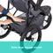 Baby Trend Expedition Zero Flat Jogging Stroller extra large storage basket