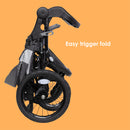 Load image into gallery viewer, Baby Trend Expedition Zero Flat Jogging Stroller extra trigger fold