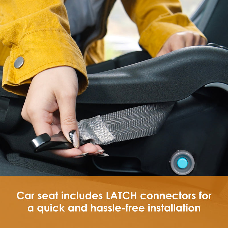 Baby Trend EZ-Lift PLUS Infant Car Seat car seat includeds LATCH connectors for a quick and hassle free installation